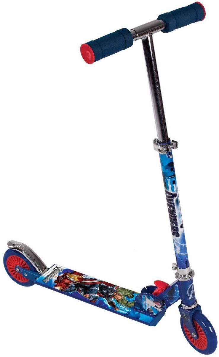The Avengers Folding In Line Scooter, Blue