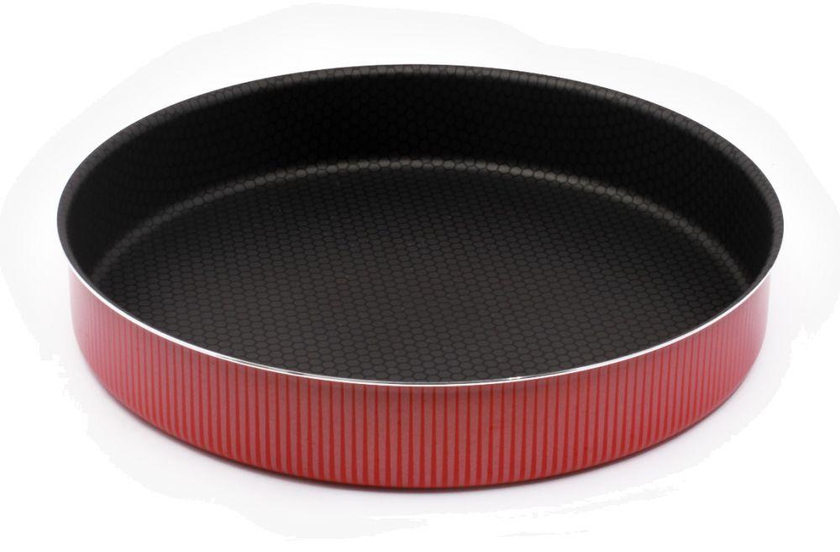 Teflon Plus Baking Tray By Royalford , Aluminum , 36 CM , Red , RF-6635
