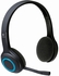 Logitech H600 Over-The-Head Wireless Headset - Black