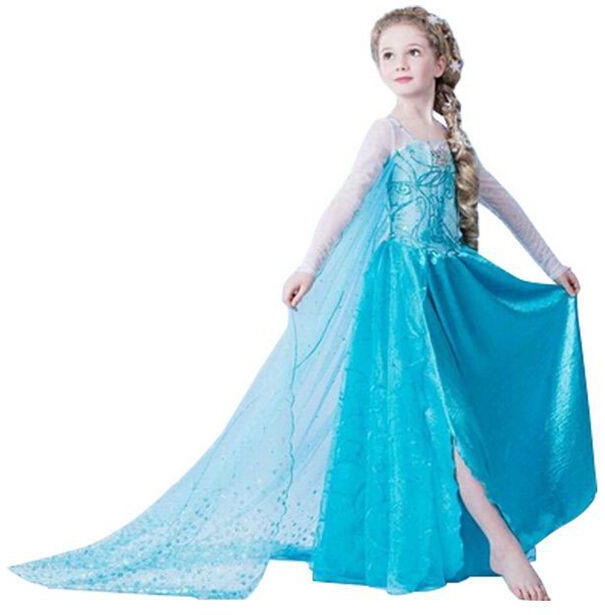 Disney Frozen Dress Elsa & Anna For Girls Size 4-5years