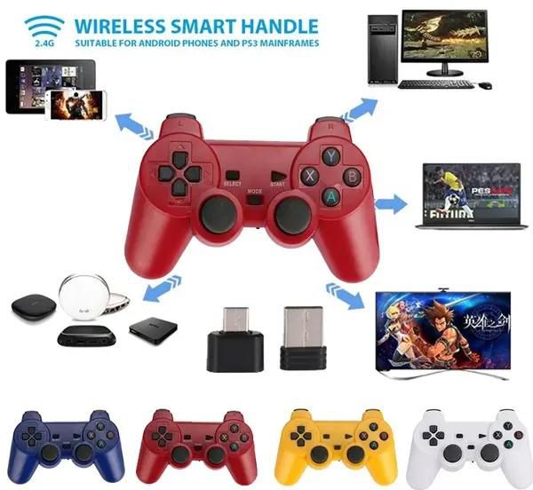 2.4G Wireless Game Controller Joystick Gamepad For Android Smart Phone PS3 Game Console