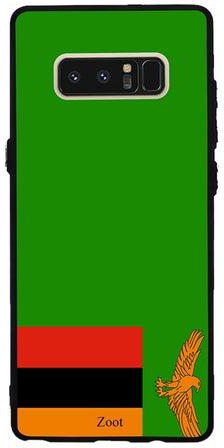 Thermoplastic Polyurethane Protective Case Cover For Samsung Galaxy Note 8 Zambia Flag