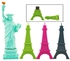 Full Capacity Usb Flash Drive Cartoon Eiffel Tower Statue Of Liberty Shape Pen Drive Memory Stick Pendrive 4gb 8gb 32gb U Disk