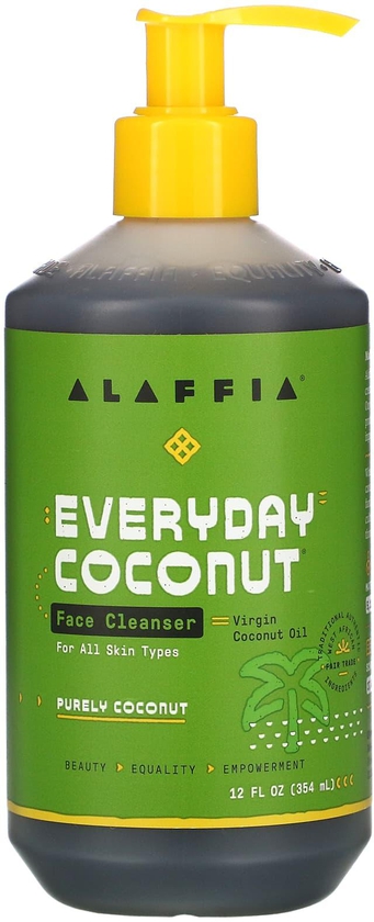 Alaffia‏, Everyday Coconut، منظف للوجه، 12 أونصة سائلة (354 مل)