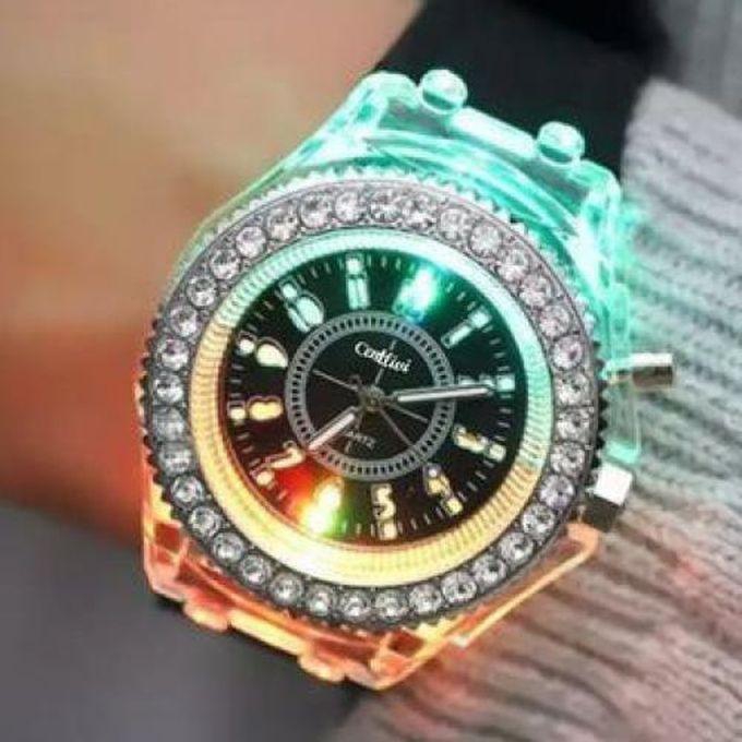 Centlivi New Geneva LED Backlight Sport Waterproof Quartz Wrist Watch