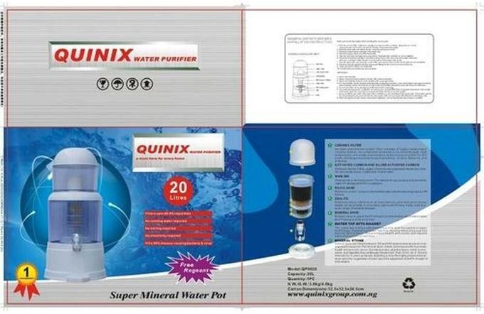 Quinix Water Purifier Filter And Dispenser - (20 Litres)