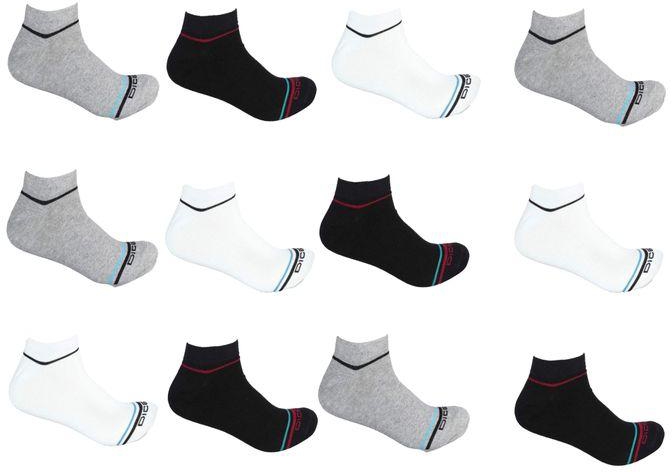 Dice Set Of (12) Ankle Socket Socks - Dice