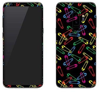 Vinyl Skin Decal For Samsung Galaxy S9 Plus Safety Pins