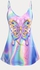 Plus Size & Curve Ombre Color Butterfly Print Tank Top - 5xl