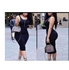 Stylish Mock Neck Ribbed Bodycon Dress(Hips 36-44inches Fit)