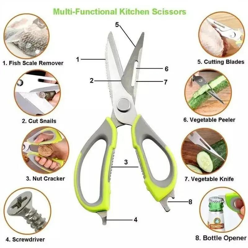 Generic Multifunction Kitchen Scissors Shears
