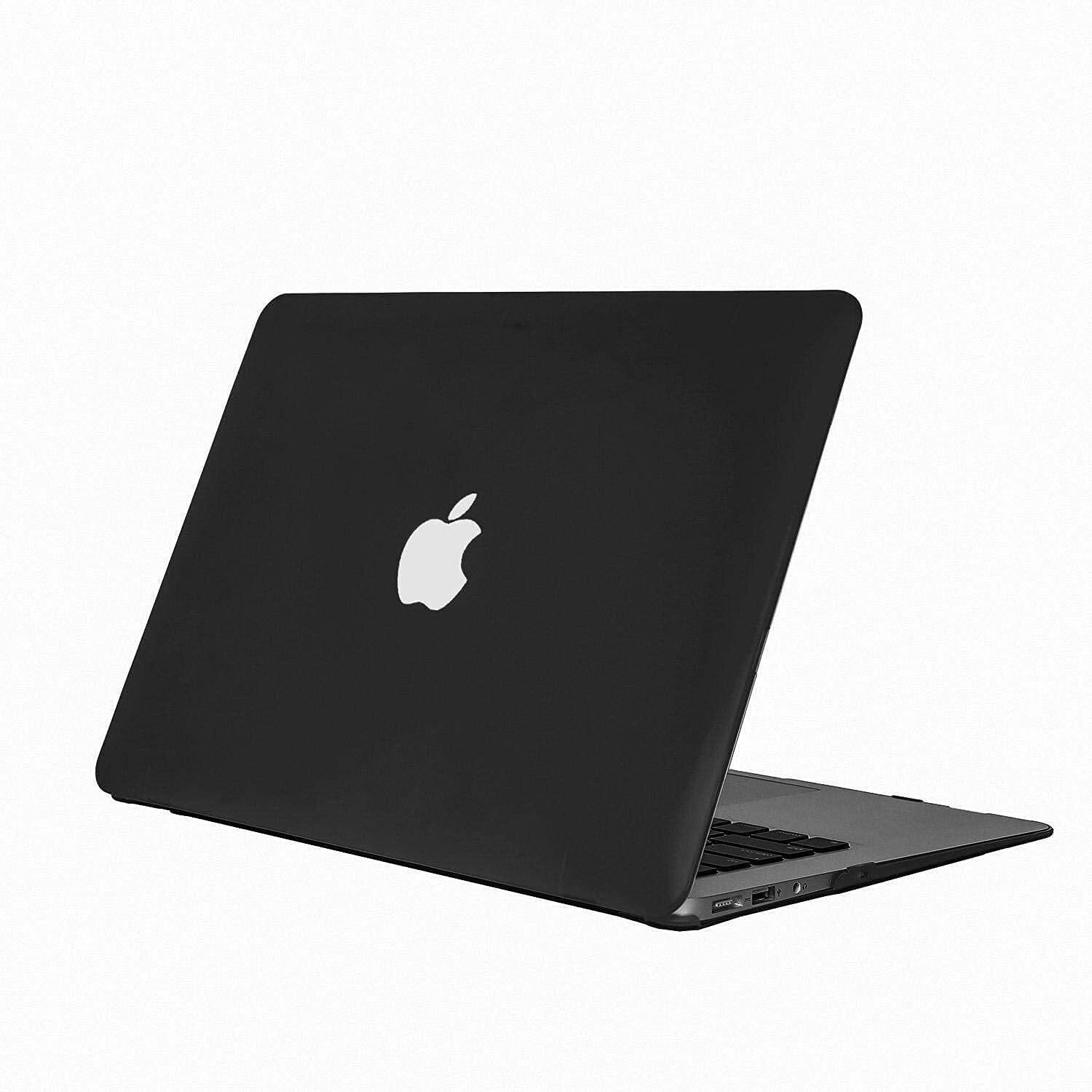 Ntech Covers Macbook Air 13 Case Rubberized Hard Matte Case Cover For Apple Macbook Air 13.3 Inch (Models: A1369 And A1466)-Black
