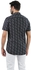 Clever Shirt Cotton Black Half Sleeve