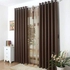 Polyster Generic curtains brown and shear