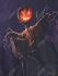Drawstring Pumpkin Lamp Print Halloween Hoodie - 2xl