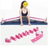 High Elastic Yoga Fitness Resistance Band 8-Loop Training Strap Tension Resistance Exercise Stretching Band for Sports Dancing 16*16*16cm