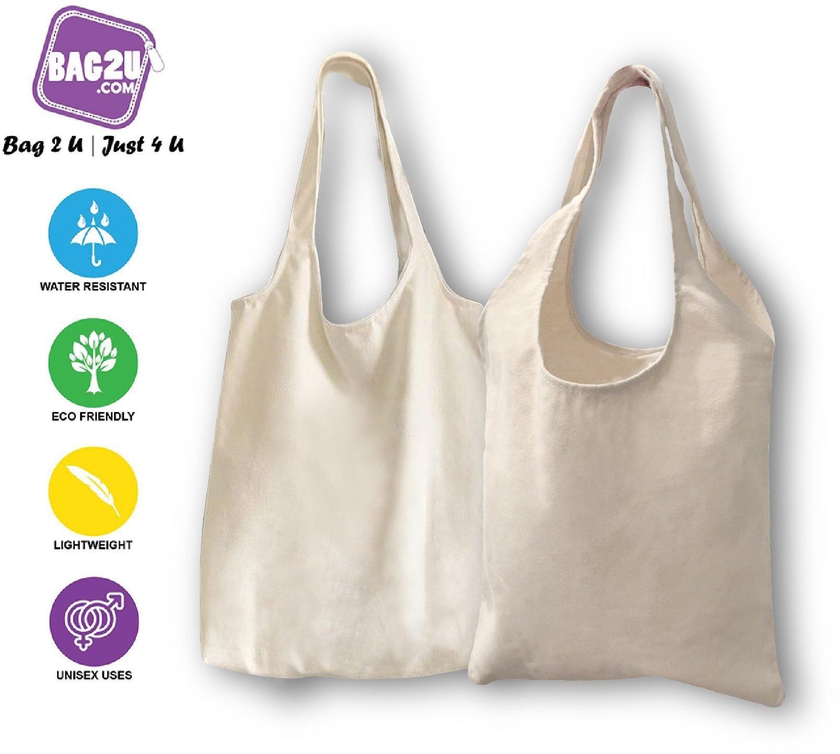 Bag2u-dot-com-sdn-bhd BAG2U【HOT-SIMPLE】Canvas Bag Plain