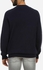 DC Knitted Pullover Round Neck - Navy Blue