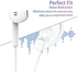 KKHIDL In Ear Wired Stereo Earphones with Mic and Volume Control for iPhone