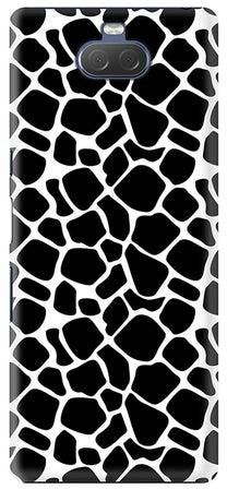 Protective Case Cover For Sony Xperia 10 Cow Skin Print