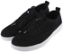 Fashion Men Patchwork Suede Loafers Shoes - Black