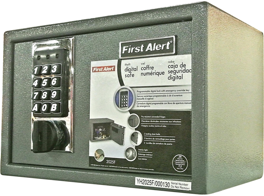 First Alert Digital Combination/Key Lock Safe Vault