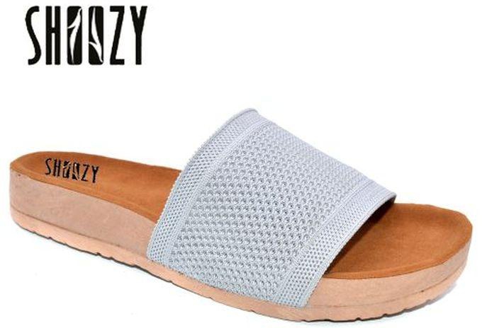 Shoozy Fashionable Slippers - Grey