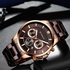 CURREN-Curren 8358 Watch Men Waterproof Calendar Quartz Wrist Watch Business Alloy Case Stainless Steel Band Watch