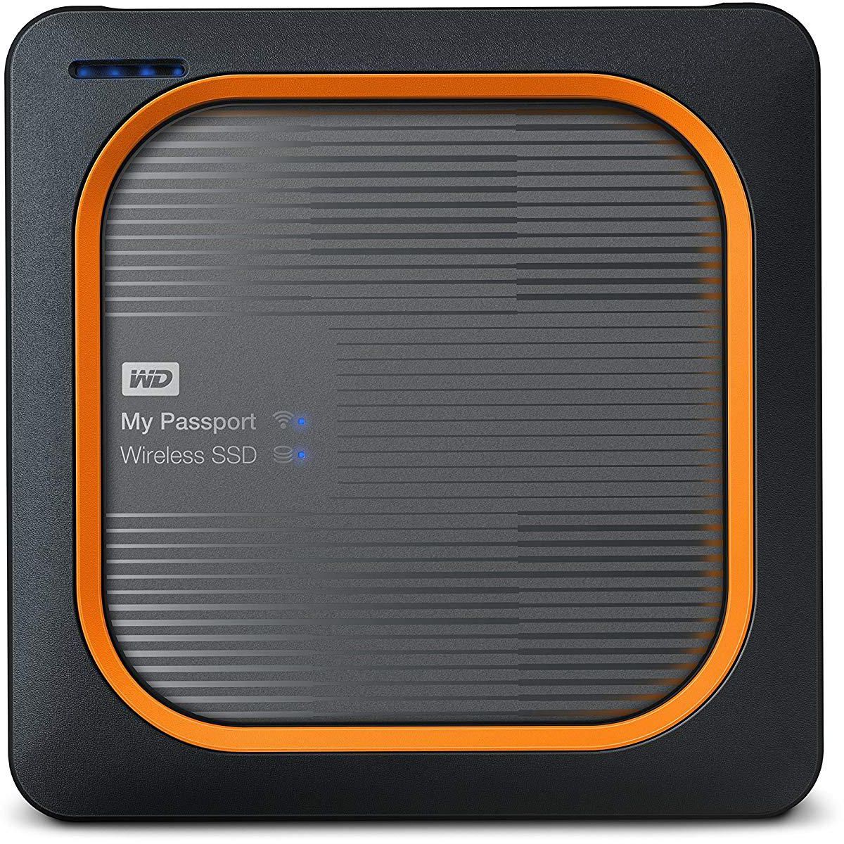 WD 250GB My Passport Wireless SSD External Portable Drive – WiFi USB 3.0 – WDBAMJ2500AGY-NESN