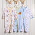 Fashion 3 Piece Set Quality Cotton Baby GIRL Romper /Sleepsuits -Multicolor/Print Varies