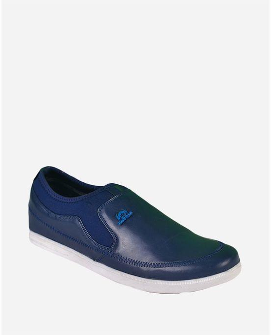 Town Team Leather Slip on Shoes - Navy
