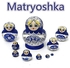 Universal 10pcs Wooden Russian Hand Painted Nesting Dolls Babushka Matryoshka Present Gift