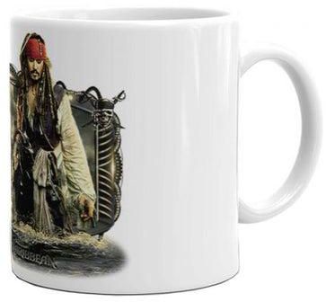 Jack Sparrow Printed Mug Black/White Standard
