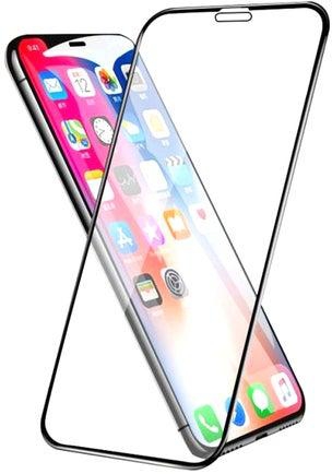 6D Curved Tempered Glass Protector For Apple iPhone X Black/Clear