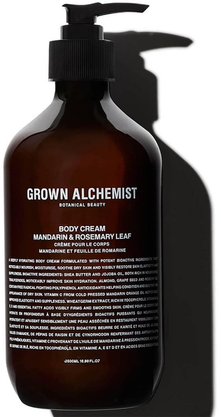 Grown Alchemist Body Cream - Mandarin, Rosemary Leaf 500ml