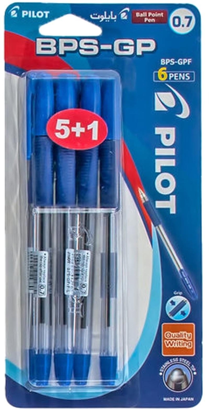 Pilot BPS-GP Ballpoint Pen Blue 0.7mm 6 PCS
