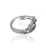 Silver Plated Ring With White Crystal [ANT091RI]