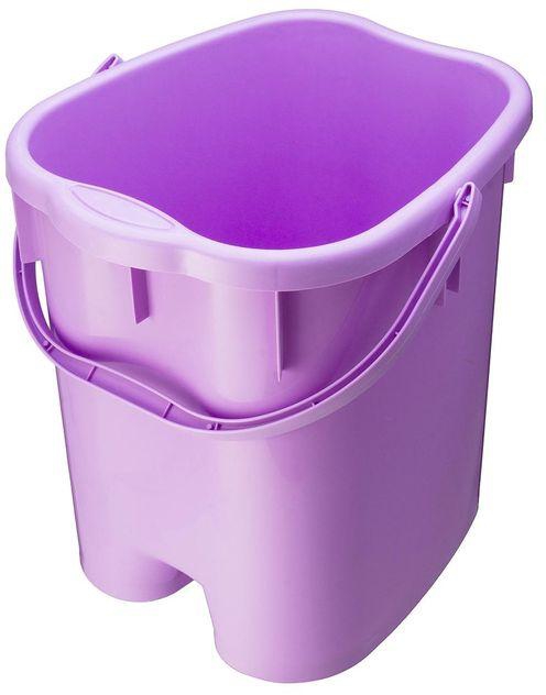 Generic Japanese Foot Detox Spa Bath Bucket Tub Pearl #0067 S-1829 31x29.5x38.7cm Purple
