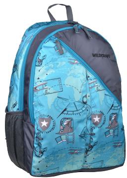 Wildcraft Wiki Volcano Casual Backpack Grey & Blue