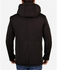 Town Team Zipped Up Hooded Jacket - Black