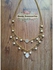 Roudy Accessories Pearls & Hand Layered Necklace - Gold & White