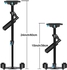DMK Power Coopic St-02A Aluminum 24 Inches/60 Centimeters Handheld Stabilizer With 1/4 3/8 Inch Screw Quick Shoe Plate Video Dv Up To 6.6 Pounds/3 Kilograms (Black)
