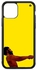 Protective Case Cover For Apple iPhone 11 Pro Yellow/Brown