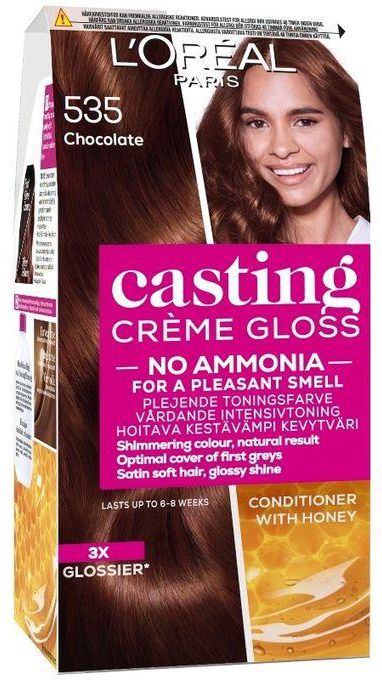 L'Oreal Paris Casting Crème Gloss Hair Color - 535 Mahogany Golden Light Brown