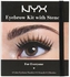 Eyebrow Kit Set With Stencil by NYX Cosmetics