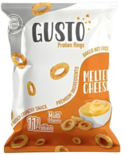 حلقات البروتين بنكهة الجبنة من جوستو - 60 جم