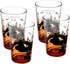 Renga 152906 Set Of 5 Piece Painted Glasses Drinkware