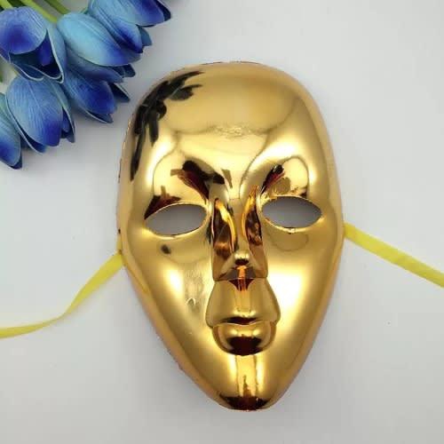 Azonto Blank Party Mask - Gold