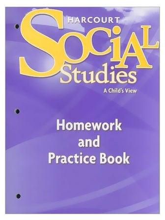 Harcourt Social Studies: Homework And Practice Book paperback english - 01-Apr-05