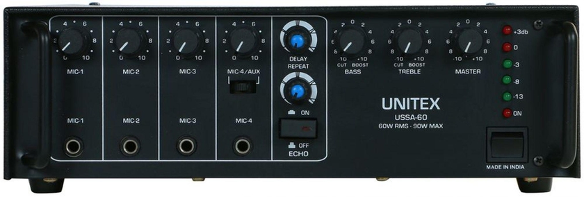 Uni Tex USSA-60 Bluetooth Amplifier - Black